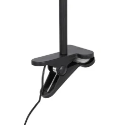 QAZQA Tischventilator schwarz inkl. LED 2700K - Dores