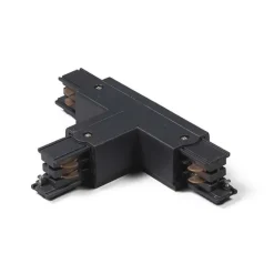 QAZQA T-Verbinder für 3-Phasen Schiene schwarz oben links - 3-phasig