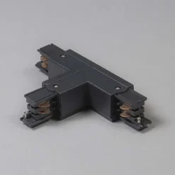 QAZQA T-Verbinder für 3-Phasenschiene schwarz rechts unten - 3-phasig
