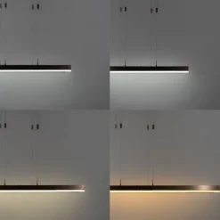 QAZQA Verstellbare Hängelampe Dunkelbronze inkl. dimmbarer LED - Lamba