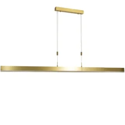 QAZQA Verstellbare Hängelampe Gold inkl. LED - Lamba