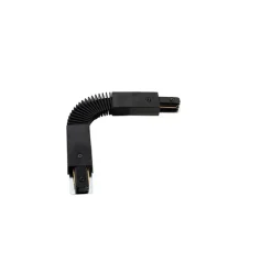 QAZQA Verstellbare Kupplung für 1-phasiges Schienensystem Schwarz - Iconic