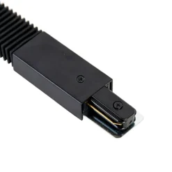 QAZQA Verstellbare Kupplung für 1-phasiges Schienensystem Schwarz - Iconic