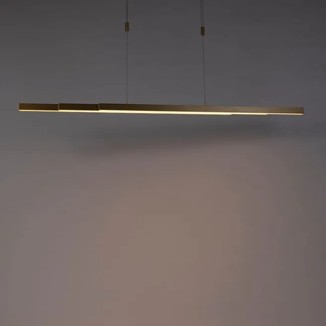 Paul Neuhaus Verstellbare Messing Hängelampe dimm to warm inkl. LED - Juliet