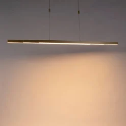 Paul Neuhaus Verstellbare Messing Hängelampe dimm to warm inkl. LED - Juliet