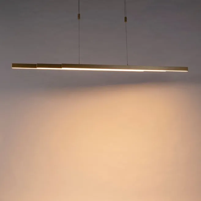 Paul Neuhaus Verstellbare Messing Hängelampe dimm to warm inkl. LED - Juliet