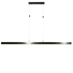 QAZQA Verstellbare Pendelleuchte Schwarz inkl. dimmbarer LED - Lamba