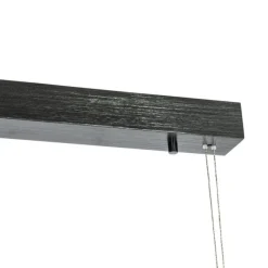 QAZQA Verstellbare Pendelleuchte Schwarz inkl. dimmbarer LED - Lamba