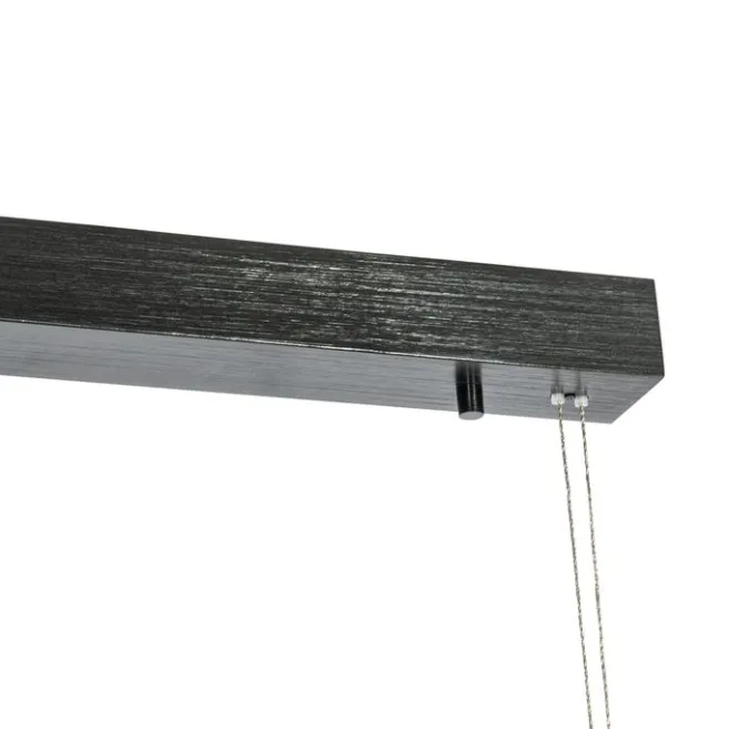 QAZQA Verstellbare Pendelleuchte Schwarz inkl. dimmbarer LED - Lamba