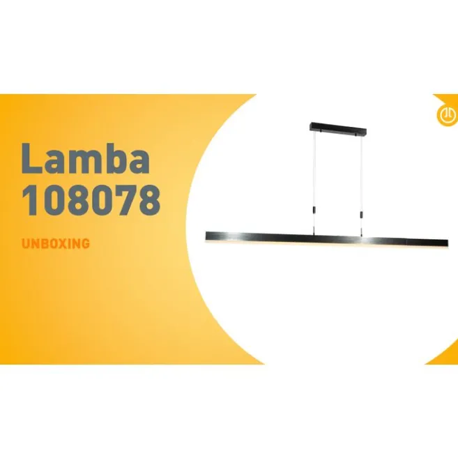 QAZQA Verstellbare Pendelleuchte Schwarz inkl. dimmbarer LED - Lamba