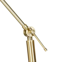 QAZQA Verstellbarer Arm Gold ohne Fuß für Stehleuchte - Editor