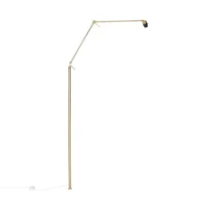 QAZQA Verstellbarer Arm Gold ohne Fuß für Stehleuchte - Editor