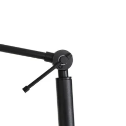 QAZQA Verstellbarer Arm schwarz ohne Fuß für Stehleuchte - Editor