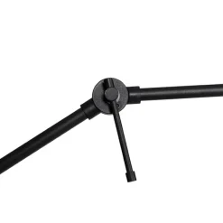 QAZQA Verstellbarer Arm schwarz ohne Fuß für Stehleuchte - Editor