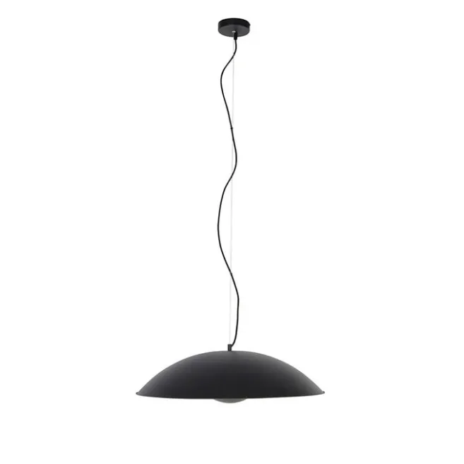 QAZQA Vintage Hängelampe schwarz mit Gold 60 cm - Emilienne Novo