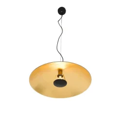 QAZQA Vintage Hängelampe schwarz mit Gold 60 cm - Emilienne Novo