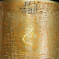 QAZQA Vintage Hängelampe schwarz mit Messing rund 3-flammig - Kayleigh