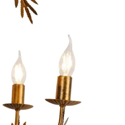 QAZQA Vintage Kronleuchter Gold 5-Licht - Botanica