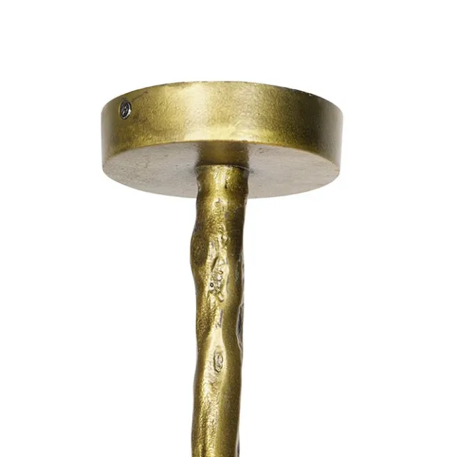 QAZQA Vintage Messing Deckenlampe 2-flammig - Papegoje