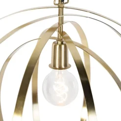 QAZQA Vintage Messing Drehbare Hängelampe - Rings