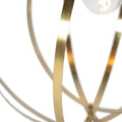 QAZQA Vintage Messing Drehbare Hängelampe - Rings