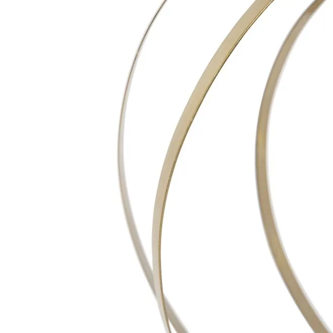 QAZQA Vintage Messing Drehbare Hängelampe - Rings