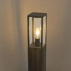 QAZQA Vintage Steh-Außenleuchte antikgold 80 cm IP44 - Charlois