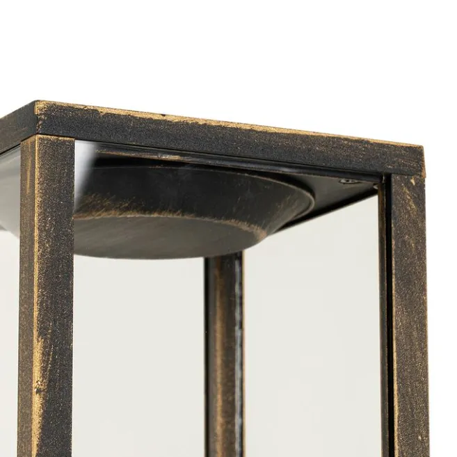 QAZQA Vintage Steh-Außenleuchte antikgold 80 cm IP44 - Charlois