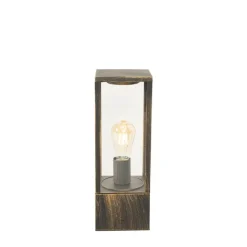 QAZQA Vintage Steh-Außenleuchte antikgold 40 cm IP44 - Charlois