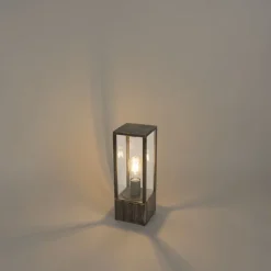 QAZQA Vintage Steh-Außenleuchte antikgold 40 cm IP44 - Charlois