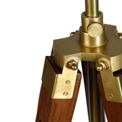 QAZQA Vintage Stehlampe Messingstativ - Cortin