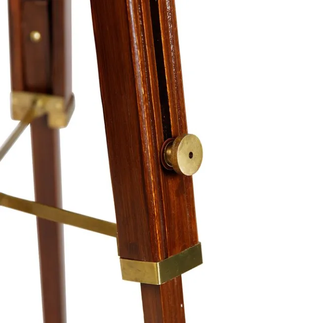 QAZQA Vintage Stehlampe Messingstativ - Cortin