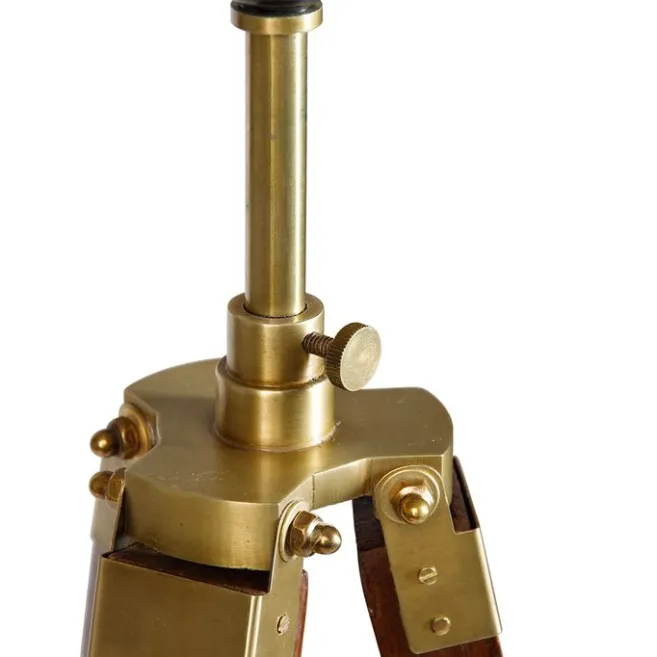 QAZQA Vintage Stehlampe Messingstativ - Cortin