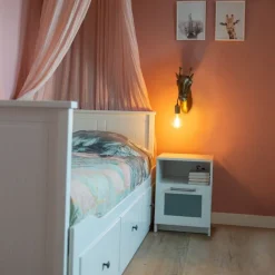 QAZQA Vintage Wandlampe Messing - Giraffe