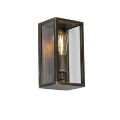 QAZQA Vintage Wandleuchte Antikgold 26 cm IP44 - Charlois