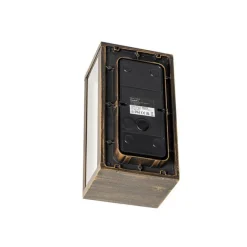 QAZQA Vintage Wandleuchte Antikgold 26 cm IP44 - Charlois