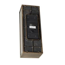 QAZQA Vintage Wandleuchte Antikgold 38 cm 2-flammig IP44 - Charlois