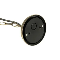 QAZQA Vintage-Hängelampe für den Außenbereich, antikgolden – Antigua