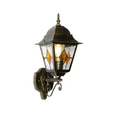 QAZQA Vintage-Wandlaterne für den Außenbereich, antikgolden – Antigua Up