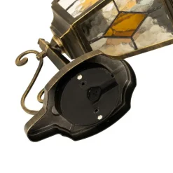 QAZQA Vintage-Wandlaterne für den Außenbereich, antikgolden – Antigua Up