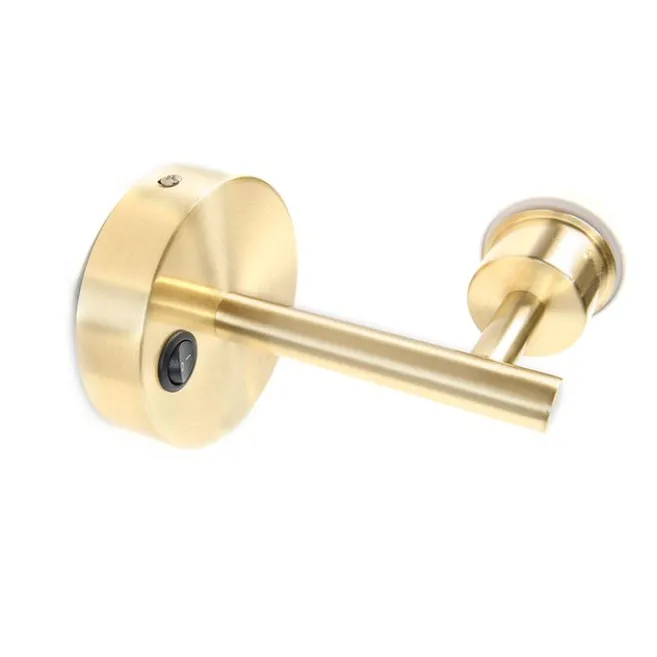 QAZQA Wandleuchte Gold mit Schalter 1 Licht - Combi