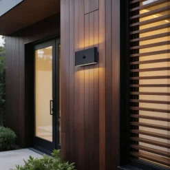 QAZQA Wandleuchte schwarz Lux Sensor Magnetisch inkl. LED Wiederaufladbar - Batt