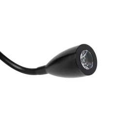 QAZQA Wandleuchte Schwarz mit grünem Samt-Schirm 18cm - Brescia