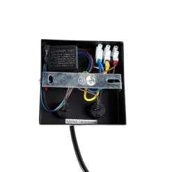 QAZQA Wandleuchte Schwarz mit Samt-Schirm Krokodil-Design 18cm - Brescia