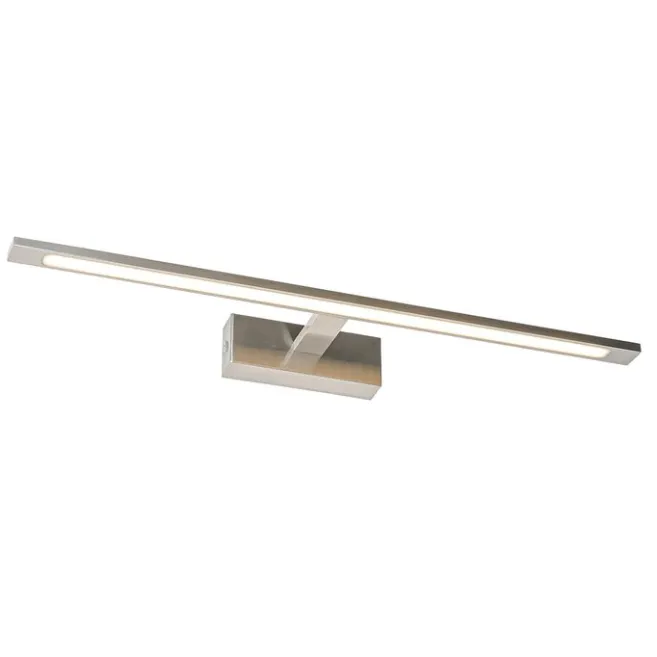 QAZQA Wandleuchte Stahl 62 cm inkl. LED IP44 - Jerre