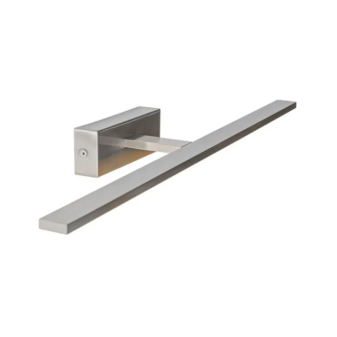 QAZQA Wandleuchte Stahl 62 cm inkl. LED IP44 - Jerre