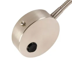 QAZQA Wandleuchte Stahl mit Flexarm - Karin Flex