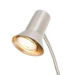 QAZQA Wandleuchte Stahl mit Flexarm - Karin Flex