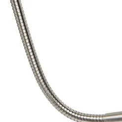 QAZQA Wandleuchte Stahl mit Flexarm und Schirm weiß 18 cm - Brescia Combi