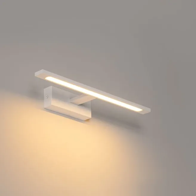 QAZQA Wandleuchte weiß 41,5 cm inkl. LED IP44 - Jerre